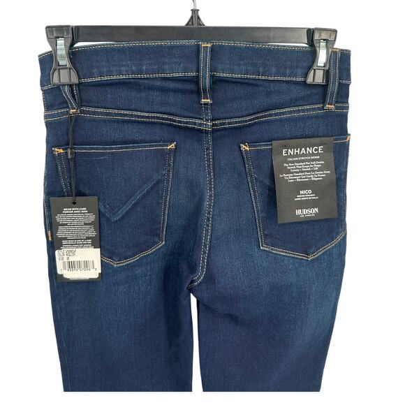 HUDSON JEANS Nico Mid-Rise Straight Fit Denim Jean in Requiem Wash / 25 - Picture 15 of 15